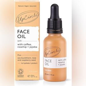 UpCircle Hydrating Face Oil Coffee Extract Rosehip Jojoba Vitamin C 1oz NIB